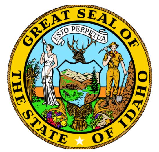 Coat of arms of the state of Idaho