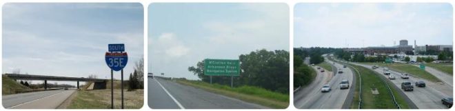 History of Interstate 35 in Oklahoma